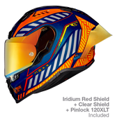 NEXX Race Helmet X.R3R OUT BRAKE ORANGE, Size: XXS | 01XR307412025