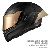 NEXX Race Helmet X.R3R ZERO PRO 2 CARB GOLD MT, Size: XXS | 01XR323413810