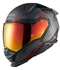 NEXX Street Helmet X.WST3 FLUENCE GREY.RED MT, Size: XXS | 01XS302426897