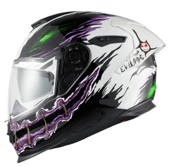 NEXX Sport Helmet Y.100R NIGHT RIDER WHITE, Size: XS | 01YR100410018