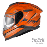 NEXX Sport Helmet Y.100R BARON ORANGE, Size: XS | 01YR107408025