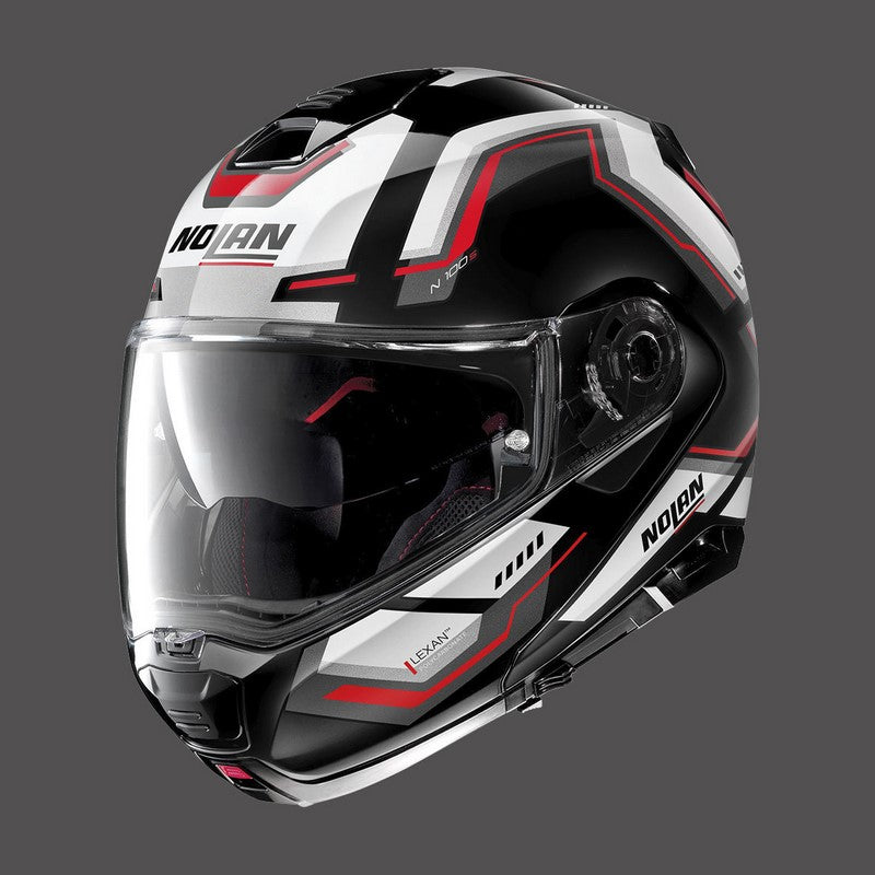 Nolan Modular Helmet N100.5 Upwind N-com Black Red | N15000522061