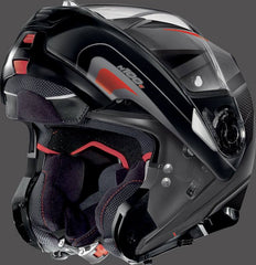 Nolan Flip-Up Helmet N100-5 ORBITER N-COM, Grey Red | N15000536068