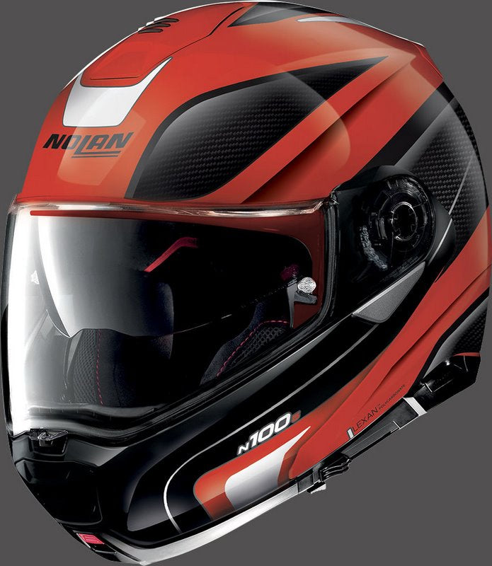 Nolan Flip-Up Helmet N100-5 ORBITER N-COM, Red | N15000536071
