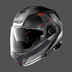 Nolan Modular Helmet N100.5 Hilltop N-com Flat Black Grey | N15000563047