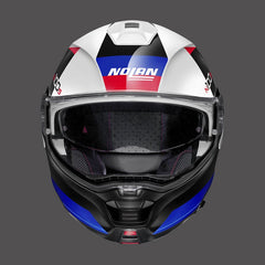 Nolan Modular Helmet N100.5 Hilltop N-com Blue Metal White | N15000563049