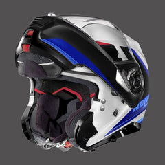 Nolan Modular Helmet N100.5 Hilltop N-com Blue Metal White | N15000563049