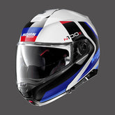 Nolan Modular Helmet N100.5 Hilltop N-com Blue Metal White | N15000563049