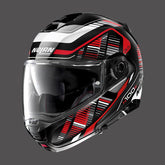 Nolan Modular Helmet N100.5 Plus Starboard N-com Black Red | N1P000494045