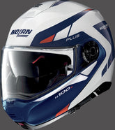 Nolan Flip-Up Helmet N100-5 P MILESTONE N, White Blue | N1P000910057