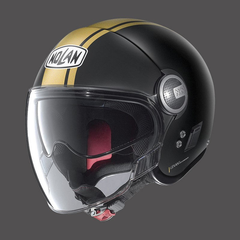 Nolan Jet Helmet N21 Visor Dolce Vita Gold Black Matt | N21000589100