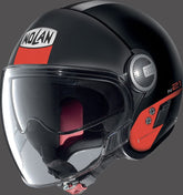Nolan Jet Helmet N21 VISOR AGILITY, Black Red | N21000635114