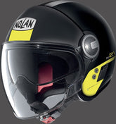 Nolan Jet Helmet N21 VISOR AGILITY, Black Yellow | N21000635115