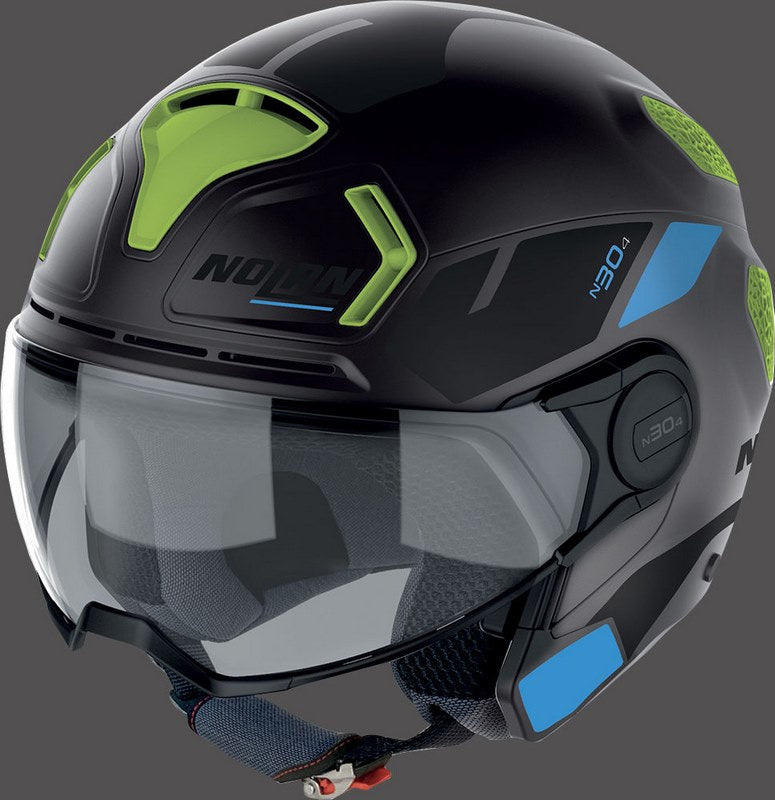 Nolan Jet Helmet N30-4 T BLAZER, Green | N3C000632028