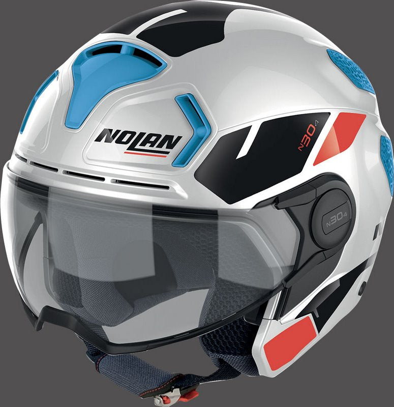 Nolan Jet Helmet N30-4 T BLAZER, White Blue | N3C000632029