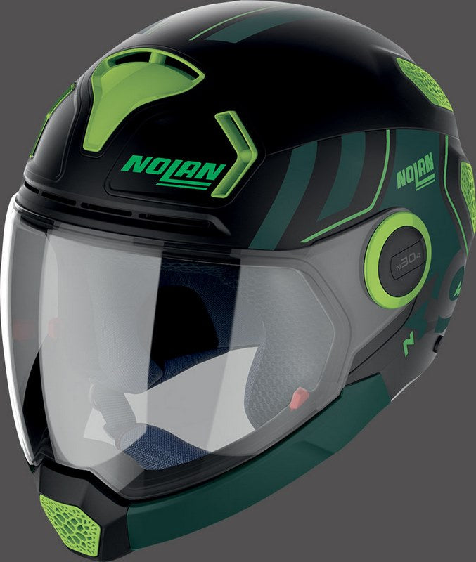 Nolan Modular Helmet N30-4 VP PARKOUR, Green | N3E000662018