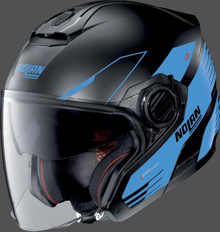 Nolan Jet Helmet N40-5 ZEFIRO N-COM, FLAT BLACK | N45000911031