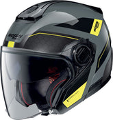 Nolan Jet Helmet N40-5 06 PIVOT N-COM, Yellow Slate Grey | N4Z000526026