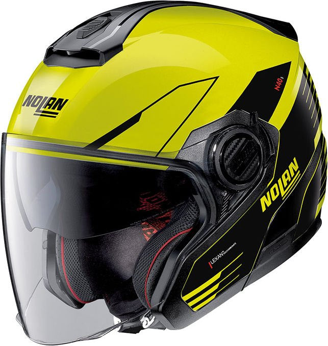 Nolan Jet Helmet N40-5 06 ZEFIRO N-COM, Led Yellow | N4Z000911032