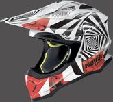 Nolan Full Face Helmet N53 RIDDLER, White Red | N53000644085