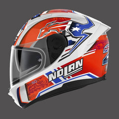 Nolan Full Face Helmet N60.6 Gemini Replica Casey Stoner White | N66000300050