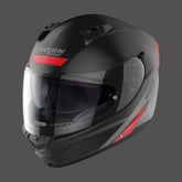 Nolan Full Face Helmet N60.6 Staple N-com Red Black Matt | N66000527041