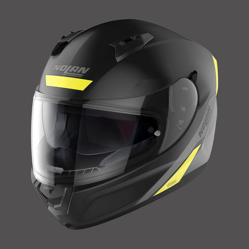 Nolan Full Face Helmet N60.6 Staple N-com Yellow Black Matt | N66000527042