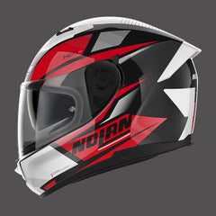 Nolan Full Face Helmet N60.6 Downshift N-com Red Black | N66000566036