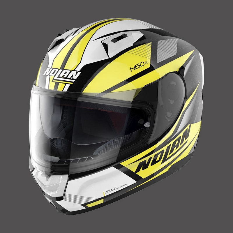 Nolan Full Face Helmet N60.6 Downshift N-com Yellow Black | N66000566037