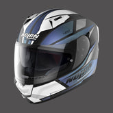 Nolan Full Face Helmet N60.6 Downshift N-com Blue Black | N66000566039