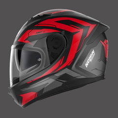 Nolan Full Face Helmet N60.6 Anchor N-com Red Black Matt | N66000576022