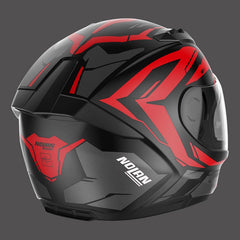 Nolan Full Face Helmet N60.6 Anchor N-com Red Black Matt | N66000576022