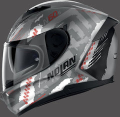 Nolan Full Face Helmet N60-6 WHEELSPIN, Black White | N66000619058