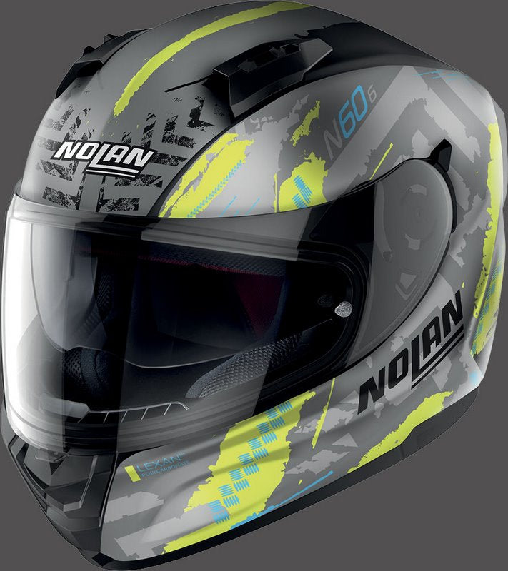 Nolan Full Face Helmet N60-6 WHEELSPIN, Black Yellow | N66000619059