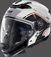 Nolan Modular Helmet N70-2 GT FLYWHEEL N-CO, METAL WHITE | N7G000586053