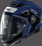 Nolan Modular Helmet N70-2 GT FLYWHEEL N-CO, FLAT CAYMAN BLUE | N7G000586055