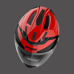 Nolan Modular Helmet N70.2 Gt Glaring N-com Red Black | N7G000798047