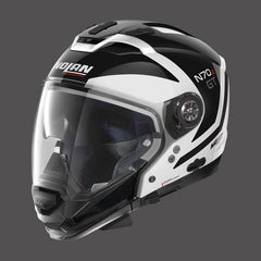Nolan Modular Helmet N70.2 Gt Glaring N-com White Blue | N7G000798049