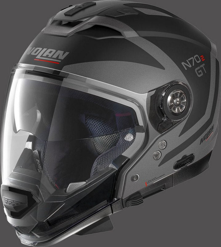 Nolan Modular Helmet N70-2 GT GLARING N-COM, SLATE GREY | N7G000798051