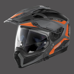 Nolan Modular Helmet N70.2x Torpedo N-com Orange Lava Grey Matt | N7X000547044