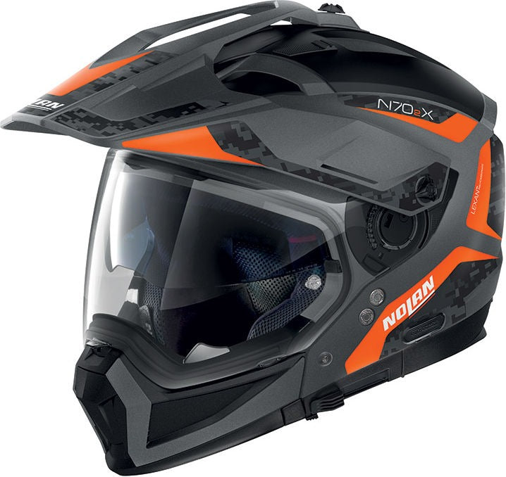 Nolan Modular Helmet N70-2 X 06 TORPEDO N-C, Orange Lava Grey Matt | N7Y000547044