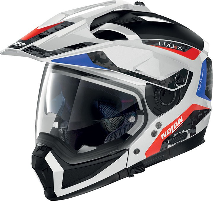 Nolan Modular Helmet N70-2 X 06 TORPEDO N-C, White Blue Red | N7Y000547045