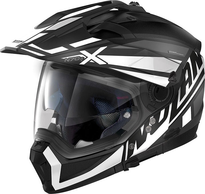 Nolan Modular Helmet N70-2 X 06 MIRAGE N-CO, White Black | N7Y000909054