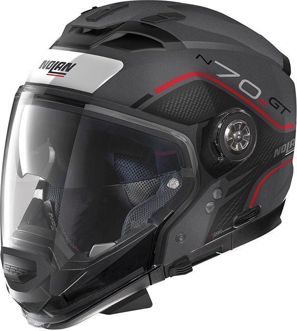 Nolan Modular Helmet N70-2 GT 06 FLYWHEEL N, Lava Grey Matt | N7Z000586052