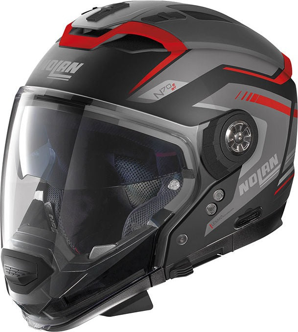 Nolan Modular Helmet N70-2 GT 06 SWITCHBACK, Black Red | N7Z000598058