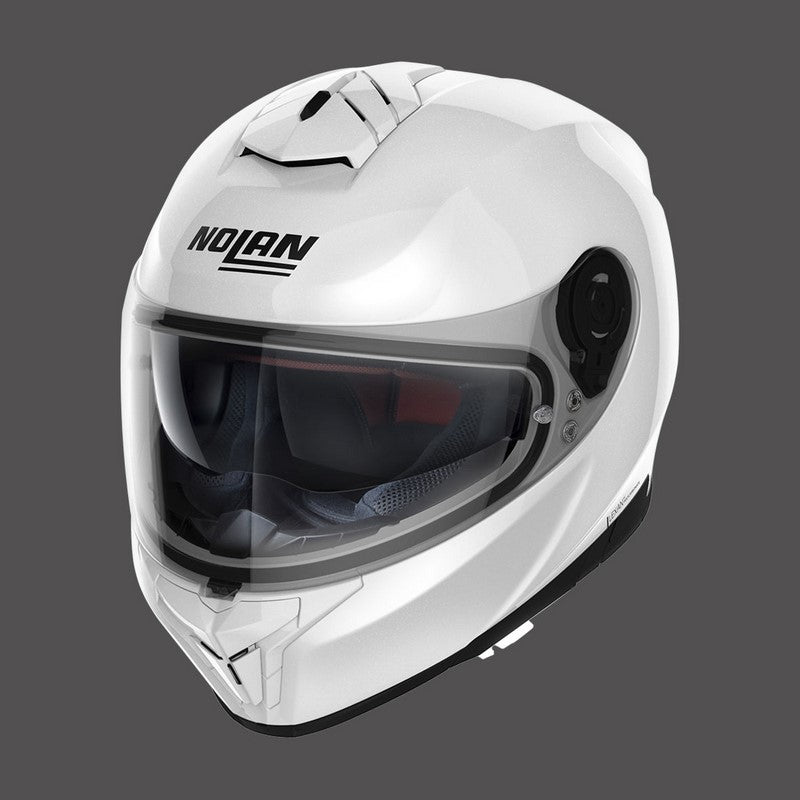 Nolan Full Face Helmet N80.8 Classic N-com Metal White | N88000027005