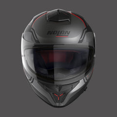 Nolan Full Face Helmet N80.8 Astute N-com Red Lava Grey Matt | N88000529024