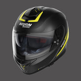 Nolan Full Face Helmet N80.8 Staple N-com Yellow Black Matt | N88000533055