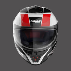 Nolan Full Face Helmet N80.8 Mandrake N-com Red White | N88000538049