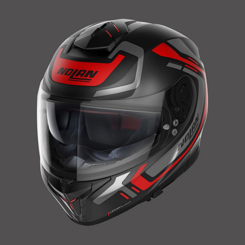 Nolan Full Face Helmet N80.8 Ally N-com Red Black Matt | N88000568039